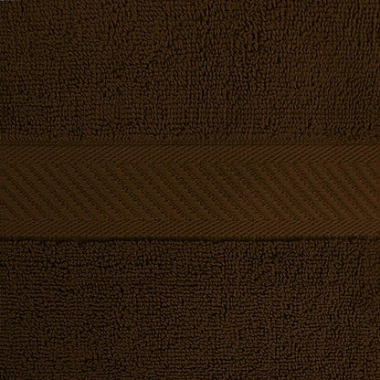 Utopia Towels 6 Pack Medium Bath Towel Set, 24 by 48 Inches, 500 GSM 100% Ring Spun Cotton, Lightweight and Highly Absorbent Quick Drying Premium Towels for Hotel, Spa and Bathroom, Dark Brown