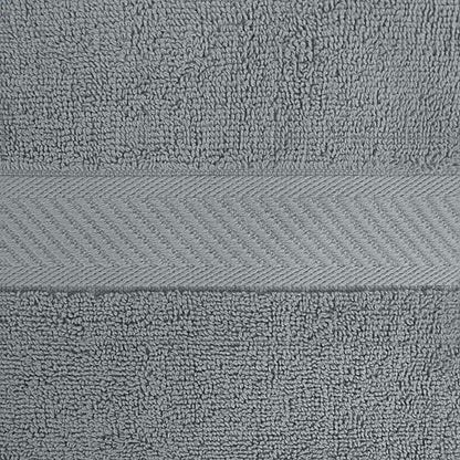 Utopia Towels 6 Pack Small Bath Towel Set, 22 by 44 Inches, 500 GSM 100% Ring Spun Cotton, Lightweight and Highly Absorbent Quick Drying Premium Towels for Hotel, Spa and Bathroom, Cool Grey