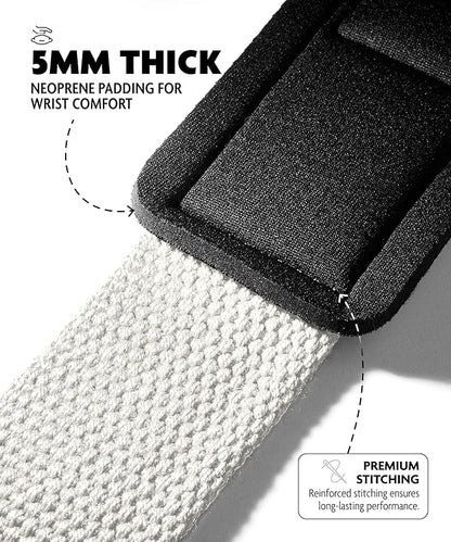 DMoose Fitness Lifting Straps 24" (Pair) - 5mm Padded Durable Wrist Straps for Weightlifting & Powerlifting - Cotton Lifting Strap with Silicone Grip for Men & Women - Deadlift Strap for Gym Workout