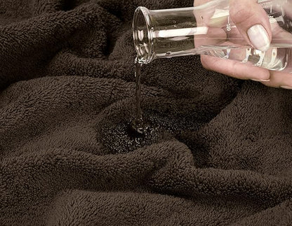 American Soft Linen 35x70 Jumbo Large Bath Towels, 600 GSM 100% Cotton Turkish Bath Sheet, Oversized Luxury Bath Towels for Bathroom Beach and Pool, Brown