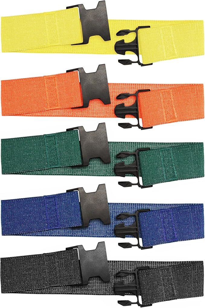 Tribe Lifting Fabric Resistance Bands for Glutes & Legs | 5 Fabric Workout Bands Set | Thick Booty Bands for Squats, Lunges, Hip Training, Physical Therapy & Home Workouts