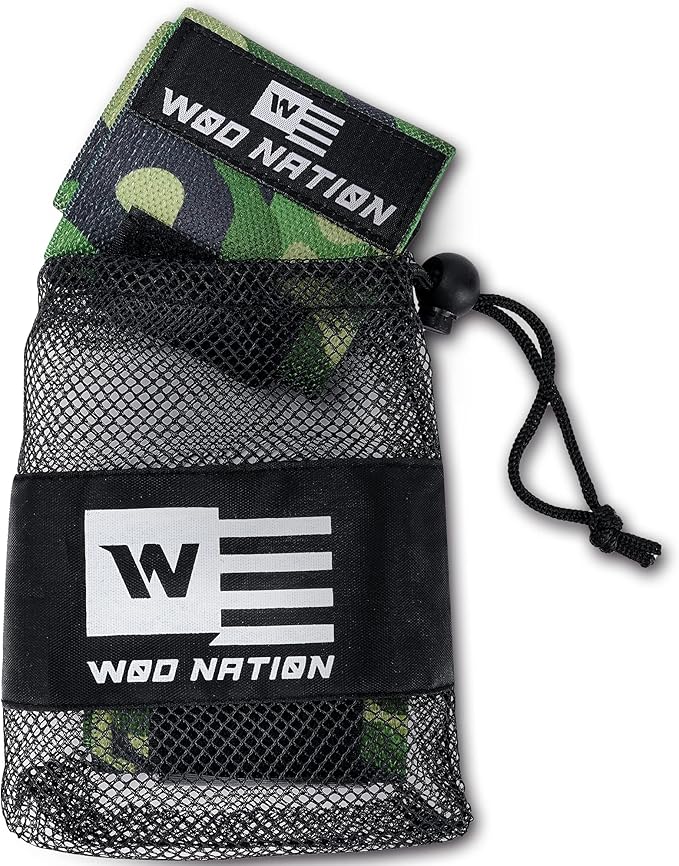 WOD Nation Wrist Wraps for Weightlifting & Strength Training – Professional Gym Straps w/Thumb Loop for Men & Women