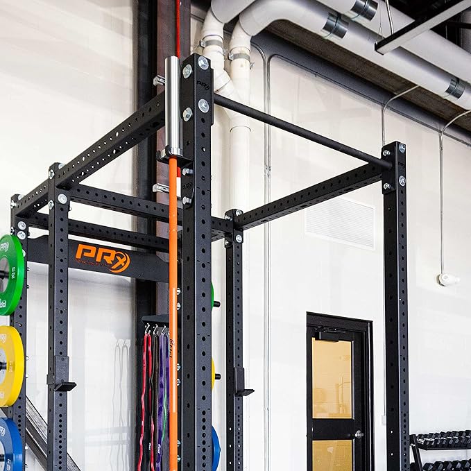 PRx Performance 3x3 Squat Rack Mounted Barbell Storage 1 Bar or 4 Bar Hanger (1 Bar Storage)