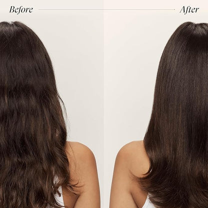 L'ANZA Healing Style Smoother Balm, New & Improved Keratin Hair Treatment & Hair Straightener Serum, Heat Protection & Anti Frizz Formula, for Curly, Frizzy & Wavy Locks