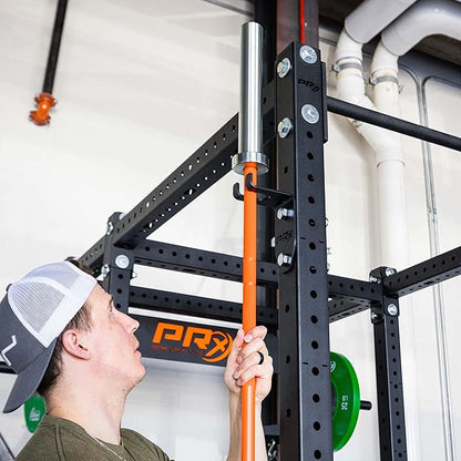 PRx Performance 3x3 Squat Rack Mounted Barbell Storage 1 Bar or 4 Bar Hanger (1 Bar Storage)