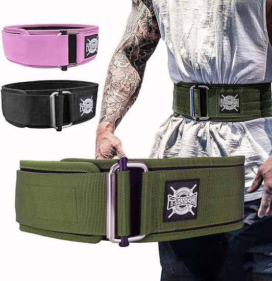 Weight Lifting Belt, Weightlifting Belt,Workout Gym Powerlifting Belt 7 inch,Fitness Back Support for Cross Training, Squats, Lunges
