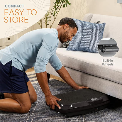 Lifepro Vibration Plate Exercise Machine with Magnetic Acupoints - Full Body Vibration Platform for Beginners and Recovery - Ideal Lymphatic Drainage Massager for Muscle Toning and Overall Fitness