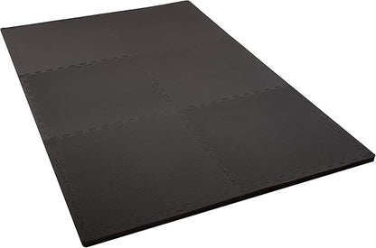 IncStores Fitness Foam Flooring Tiles | Low-Profile Interlocking Foam Tiles for Lightweight Floor Protection in Your Home Gym, Playroom, and More