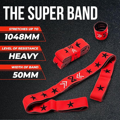 Two8 Bands Multi Loop Resistance Band for Working Out - Home Gym Loop Resistance Bands for Women & Men, Athletic Rehab Equipment Workout Loops, Sports Fitness Gear