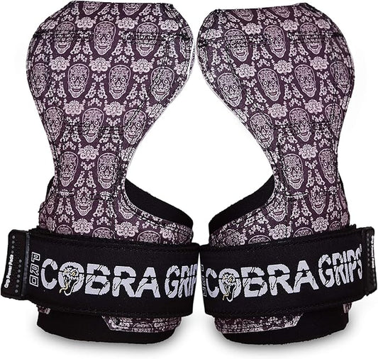 Cobra Grips PRO Weight Lifting Gloves Heavy Duty Straps Alternative Power Lifting Hooks for Deadlifts Adjustable Neoprene Padded Wrist Support Bodybuilding