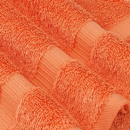 Chakir Turkish Linens | Hotel & Spa Quality 100% Cotton Luxury Turkish Towels | Soft & Absorbent (30x60 Inches Extra Large Bath Towels, Set of 4 - Coral)