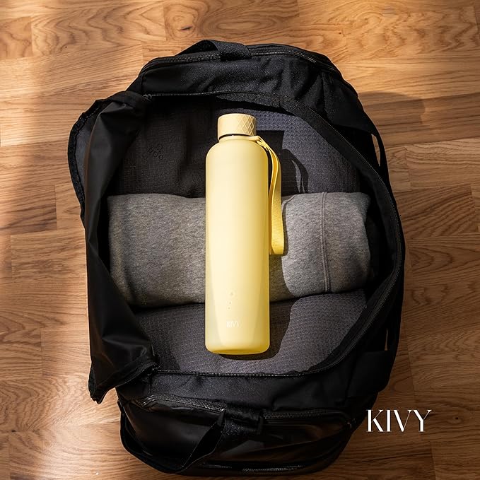 KIVY Tritan Water Bottle 2nd Generation (Butter, 32 Ounces)