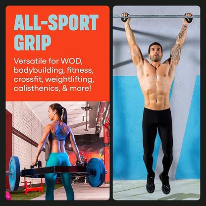 Mava Sports Neoprene Grip Pads Lifting Grips, an Alternative to Barehand Gloves for Weight Lifting Women and Men, Pull-Up Grips, Crossfit, Workout Pads