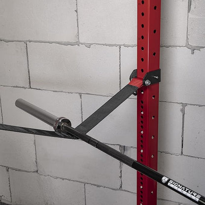 Signature Fitness SF-3 1,500 Pound Capacity 3” x 3” Power Cage Squat Rack, Includes J-Hooks and Safety Straps, Other Optional Accessories