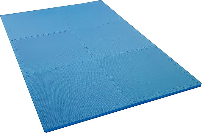 IncStores Fitness Foam Flooring Tiles | Low-Profile Interlocking Foam Tiles for Lightweight Floor Protection in Your Home Gym, Playroom, and More