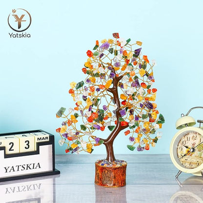 Chakra Tree - Chakra Tree of Life, Healing Crystals, Crystal Tree, Spiritual Gifts for Women Stones, Home Decor Gifts, 7 Chakra Trees of Life