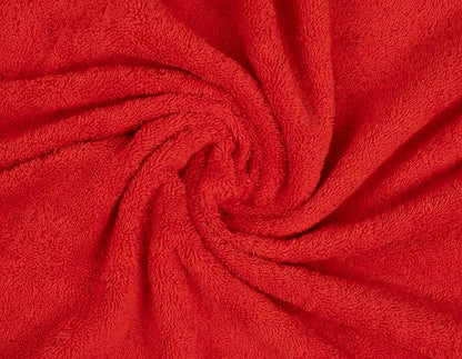 American Soft Linen Premium 3 Piece Towel Set, 1 Bath Towel 1 Hand Towel 1 Washcloth, 600 GSM 100% Cotton Turkish Towels for Bathroom, Red Towel Set