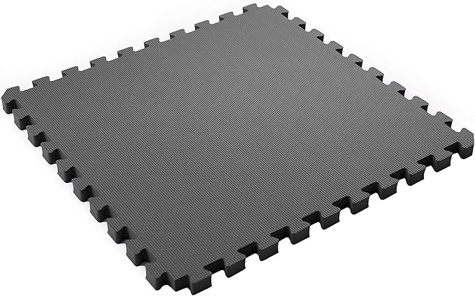 IncStores Fitness Foam Flooring Tiles | Low-Profile Interlocking Foam Tiles for Lightweight Floor Protection in Your Home Gym, Playroom, and More