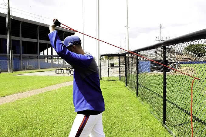 Bucwild Sports Baseball Resistance Bands Youth & Adult Athletes Safely Improve Pitching Throwing Batting & Arm Strength Used by Pitchers Quarterbacks Volleyball Basketball