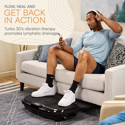 Lifepro Vibration Plate Exercise Machine with Magnetic Acupoints - Full Body Vibration Platform for Beginners and Recovery - Ideal Lymphatic Drainage Massager for Muscle Toning and Overall Fitness