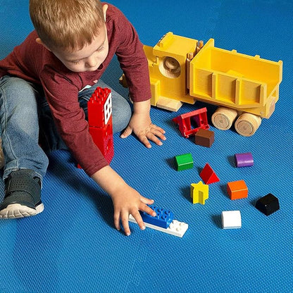 IncStores Fitness Foam Flooring Tiles | Low-Profile Interlocking Foam Tiles for Lightweight Floor Protection in Your Home Gym, Playroom, and More