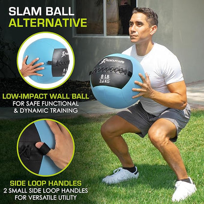 ProsourceFit Soft Medicine Balls, Wall Balls and Full Body Dynamic Exercises