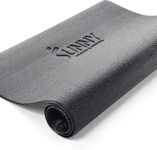 Sunny Health & Fitness Non-Slip Home Gym Mat – Workout Floor Protection Foam Pad for Treadmill, Bike, Elliptical, Yoga and Exercise Equipment or Standing Desk in 4 Size Options
