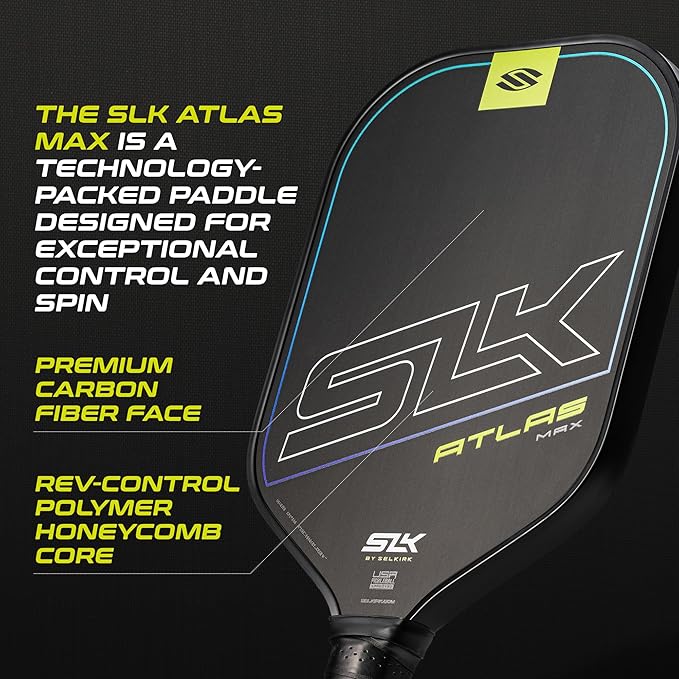 Selkirk Sport SLK Pickleball Paddles Set of 2 | Designed in The USA | Choose The SLK Neo Graphite, SLK Neo Fiberglass Pickleball Set or SLK Atlas Pickleball Bundle