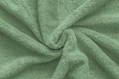 American Veteran Towel, 100% Cotton Turkish Bath Towels for Bathroom 4 Pack, 27x54 Extra Large Premium Soft Drying Bathroom Towels, Sage Green