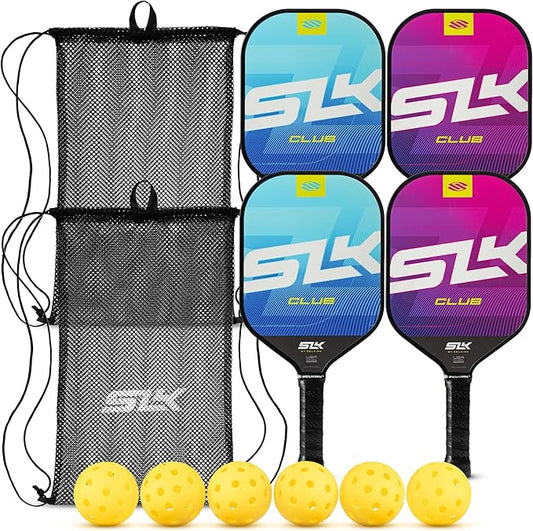Selkirk Sport SLK Pickleball Paddles Set of 2 | Designed in The USA | Choose The SLK Neo Graphite, SLK Neo Fiberglass Pickleball Set or SLK Atlas Pickleball Bundle