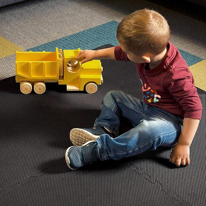 IncStores Fitness Foam Flooring Tiles | Low-Profile Interlocking Foam Tiles for Lightweight Floor Protection in Your Home Gym, Playroom, and More