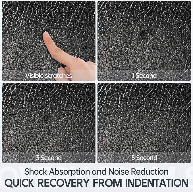 Treadmill Mat, Bike Trainer Mat for Stationary Spin Bike, 96" x 36" Non Slip Exercise Equipment Mat for Bike, Treadmill, Elliptical, Yoga - Workout Floor Protector for Carpet Or Hardwood