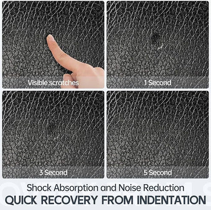 Treadmill Mat, Bike Trainer Mat for Stationary Spin Bike, 96" x 36" Non Slip Exercise Equipment Mat for Bike, Treadmill, Elliptical, Yoga - Workout Floor Protector for Carpet Or Hardwood