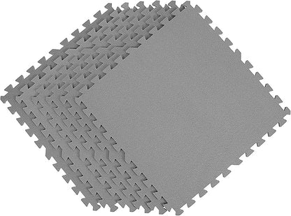 IncStores Fitness Foam Flooring Tiles | Low-Profile Interlocking Foam Tiles for Lightweight Floor Protection in Your Home Gym, Playroom, and More