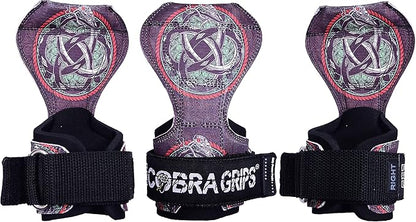 Cobra Grips PRO Weight Lifting Gloves Heavy Duty Straps Alternative Power Lifting Hooks for Deadlifts Adjustable Neoprene Padded Wrist Support Bodybuilding