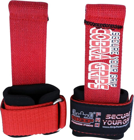 Lifting Dowel Straps Neoprene Padded Wrist Wraps Power Weight Lifting Training Gym Grips Straps Wrist Support Bandage Set of 2 Alternative to Hooks