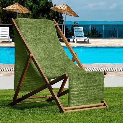 Tens Towels Pack of 1 Jumbo Bath Sheet 40 x 80 Inches, Extra Large & Light Weight, Quicker to Dry, 100% Cotton, Super Soft & Absorbent, Perfect to Wrap Yourself in, Green