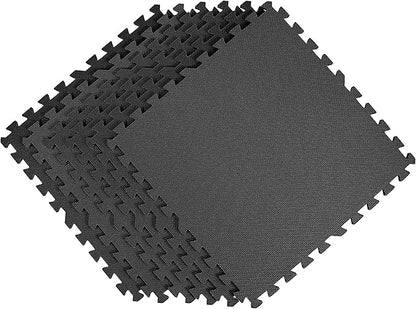 IncStores Fitness Foam Flooring Tiles | Low-Profile Interlocking Foam Tiles for Lightweight Floor Protection in Your Home Gym, Playroom, and More