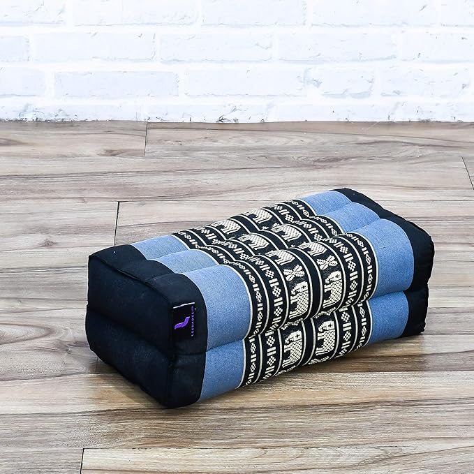 Leewadee Yoga Block – Floor Cushion for Yoga Practice, Meditation Seat Cushion for Workouts Filled with Kapok