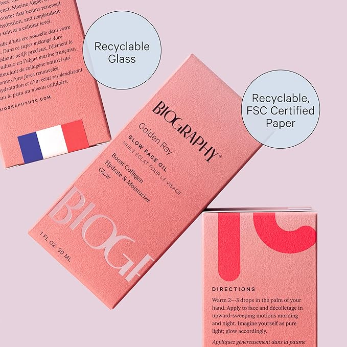 Face Oil Glow Beauty Treatment, 30ml. Anti-Aging Jojoba, Collagen Boosting Vitamin E, Hydrating Rosehip. All Skin Types. Organic Vegan Facial Oil for Women Rejuvinating Skincare & Face Moisturizer