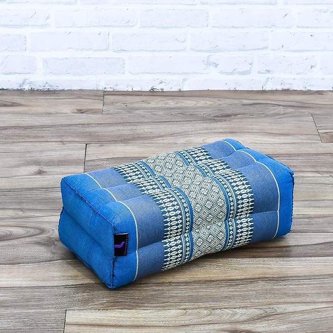 Leewadee Yoga Block – Floor Cushion for Yoga Practice, Meditation Seat Cushion for Workouts Filled with Kapok