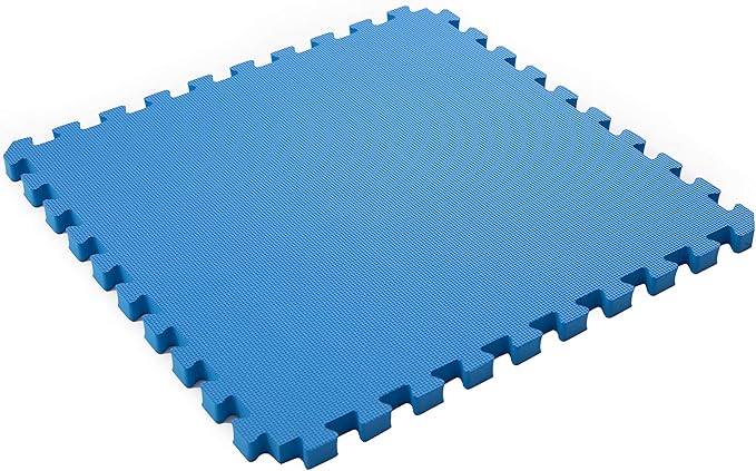 IncStores Fitness Foam Flooring Tiles | Low-Profile Interlocking Foam Tiles for Lightweight Floor Protection in Your Home Gym, Playroom, and More