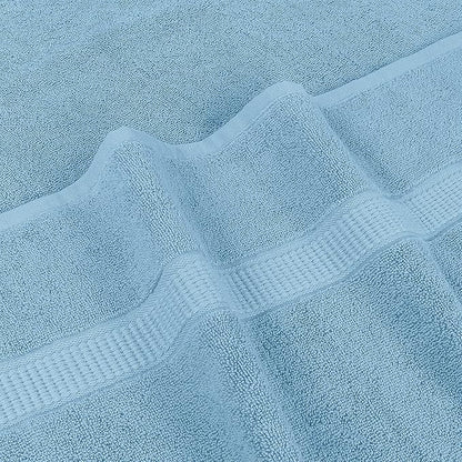 Utopia Towels Luxurious Jumbo Bath Sheet 2 Piece, 600 GSM, 35 by 70 Inches, 100% Ring Spun Cotton, Highly Absorbent and Quick Dry Extra Large Bath Towel, Super Soft Towel, Sky Blue
