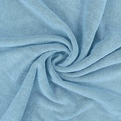 Utopia Towels Luxurious Jumbo Bath Sheet 2 Piece, 600 GSM, 35 by 70 Inches, 100% Ring Spun Cotton, Highly Absorbent and Quick Dry Extra Large Bath Towel, Super Soft Towel, Sky Blue