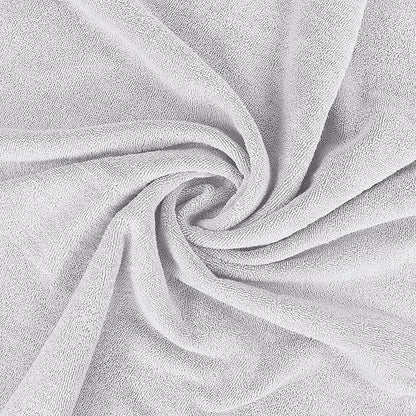 Utopia Towels Luxurious Jumbo Bath Sheet 2 Piece, 600 GSM, 35 by 70 Inches, 100% Ring Spun Cotton, Highly Absorbent and Quick Dry Extra Large Bath Towel, Super Soft Towel, Silver