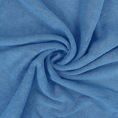 Utopia Towels Luxurious Jumbo Bath Sheet 2 Piece, 600 GSM, 35 by 70 Inches, 100% Ring Spun Cotton, Highly Absorbent and Quick Dry Extra Large Bath Towel, Super Soft Towel, Electric Blue