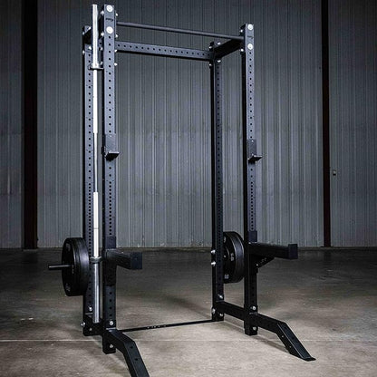 PRx Performance Squat Rack Mounted Olympic Barbell Storage Hanging USA Made Steel Barbell Holder for 3x3 Uprights with 5/8" Holes, Vertical Squat Rack Attachment