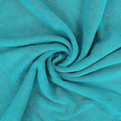 Utopia Towels Luxurious Jumbo Bath Sheet 2 Piece, 600 GSM, 35 by 70 Inches, 100% Ring Spun Cotton, Highly Absorbent and Quick Dry Extra Large Bath Towel, Super Soft Towel, Turquoise