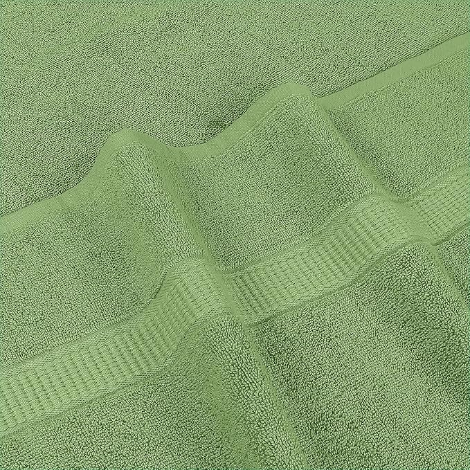 Utopia Towels Luxurious Jumbo Bath Sheet 2 Piece, 600 GSM, 35 by 70 Inches, 100% Ring Spun Cotton, Highly Absorbent and Quick Dry Extra Large Bath Towel, Super Soft Towel, Sage Green